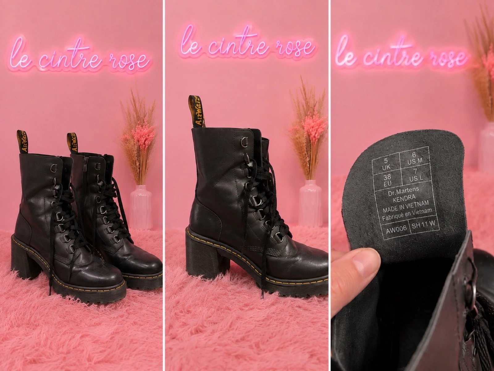 Bottines Dr. Martens Kendra noires – Taille 40